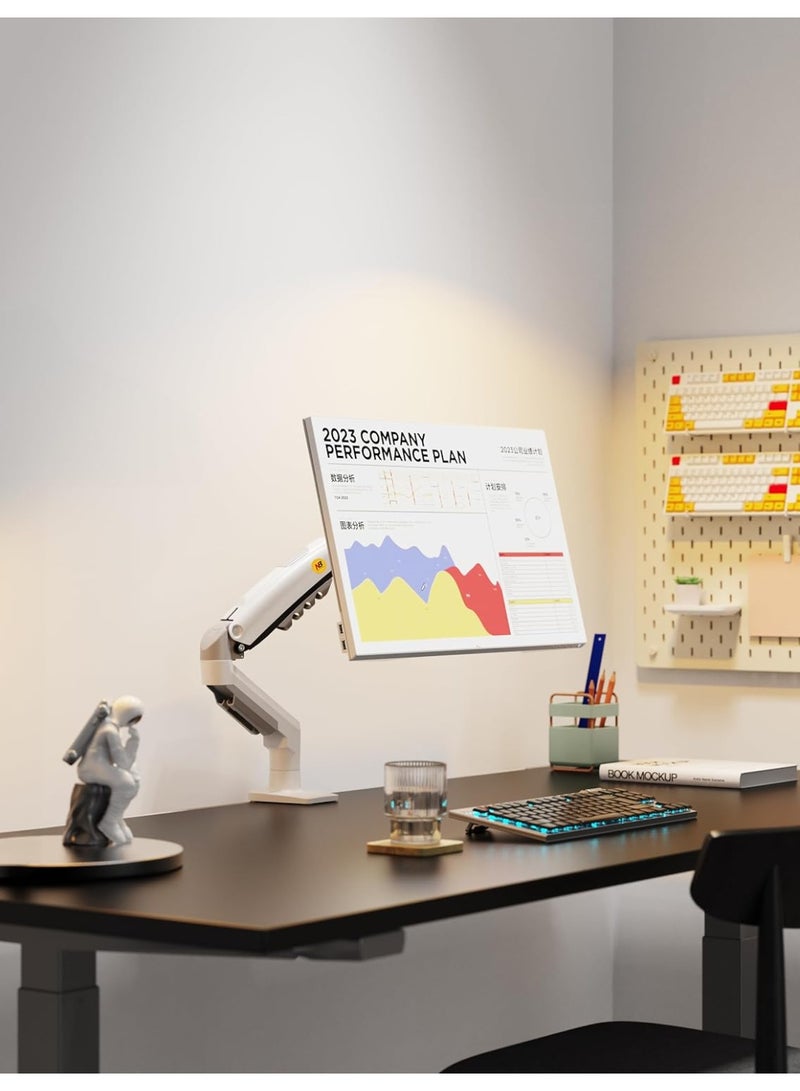 ان بي حامل شاشة احترافي هيدروليك - ذراع متحرك بامتصاص صدمات للشاشات من 17 لـ 30 بوصة - قوي وسهل الاستخدام لتحسين وضعية الجلوس وتوفير مساحة المكتب - Image 2